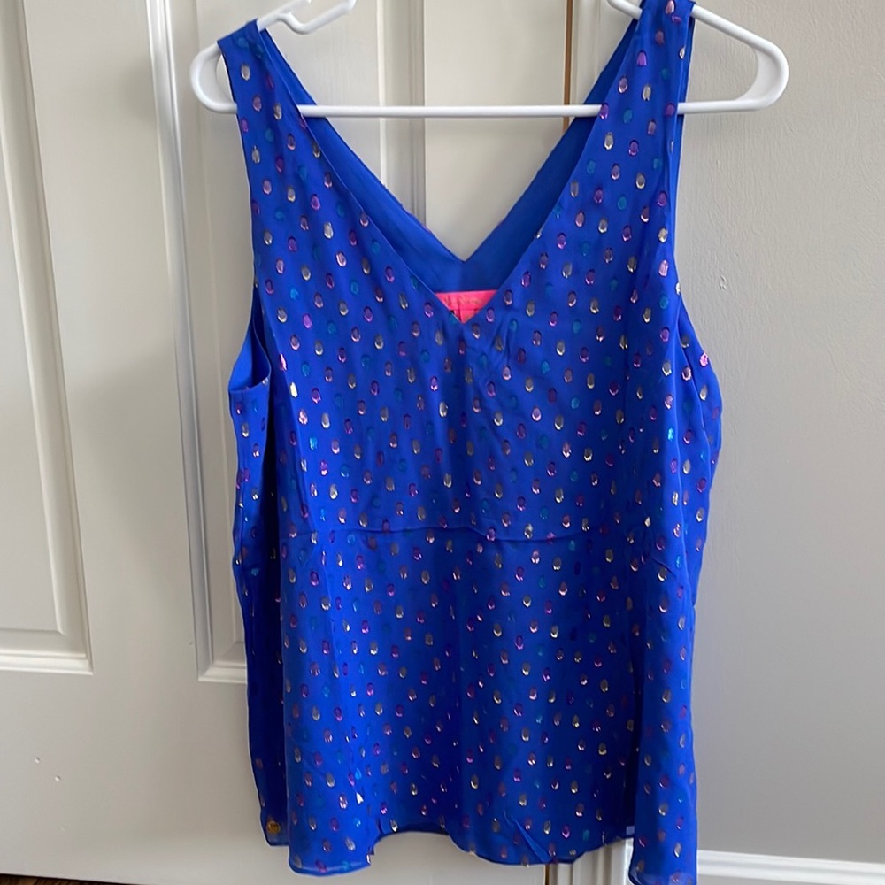 Florin Silk Lilly Pulitzer Top